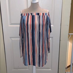Bar lll off the shoulder mini dress